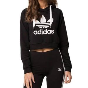 CROPPED ADIDAS HOODIE